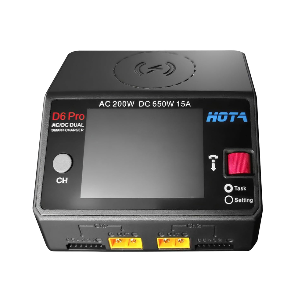 Hota D6 Pro Dual Lipo Charger - HOTA D6 Pro Lipo Battery Charger