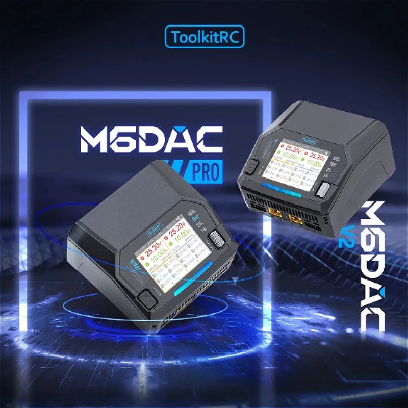 ToolkitRC M6DAC V2/Pro Dual Ch - огляд і ціна Toolkitrc M6Dac Smart Charger
