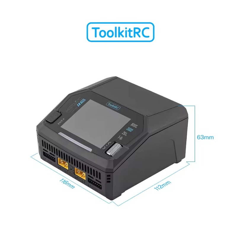 ToolkitRC M6DAC V2/Pro Dual Ch - огляд і ціна Toolkitrc M6Dac Smart Charger