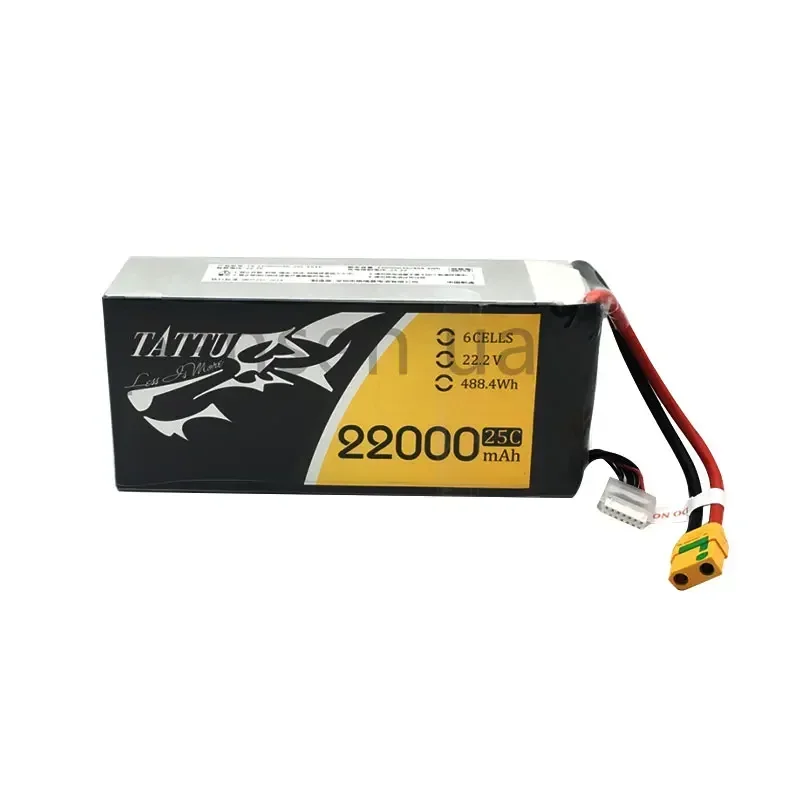 TATTU 22000mAh 22.2V 6S 488wh  - огляд і ціна Tattu 6S 22000Mah Lipo Battery