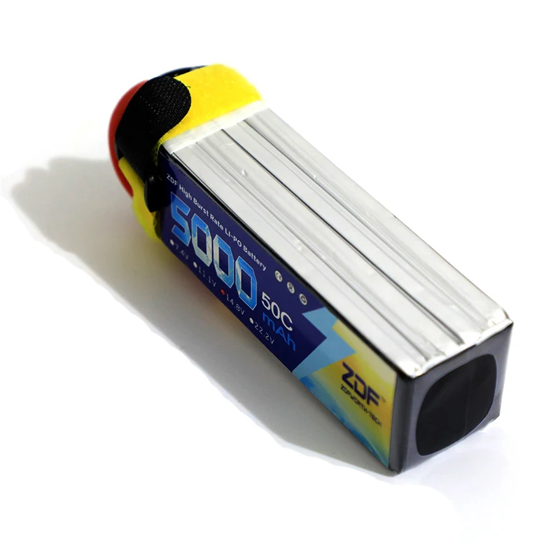 ZDF FPV 450 500 7.4V 11.1V 14. - огляд і ціна 6S Lipo Battery 22.2V 5000Mah