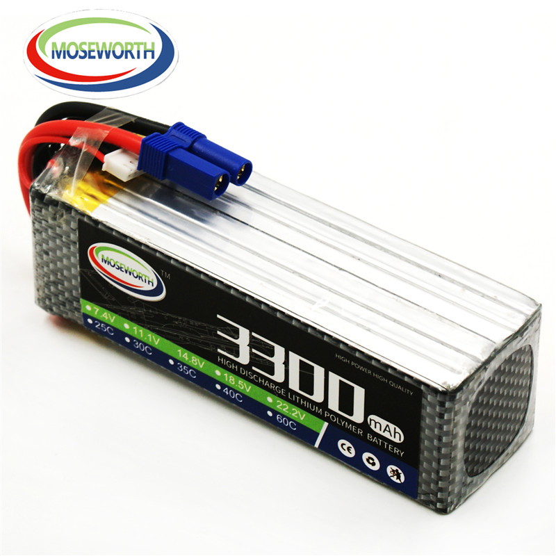 6S Lipo 22.2V 3300mah 4000mah  - огляд і ціна 6S Lipo Battery 22.2V 5000Mah