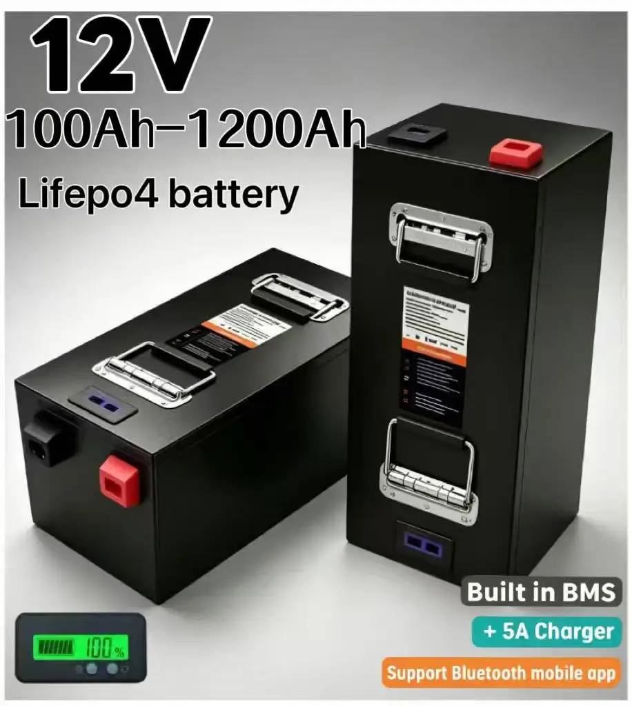 Batería de litio LiFePO4 12V g - огляд і ціна Lifepo4 12V 100Ah Bms Bluetooth