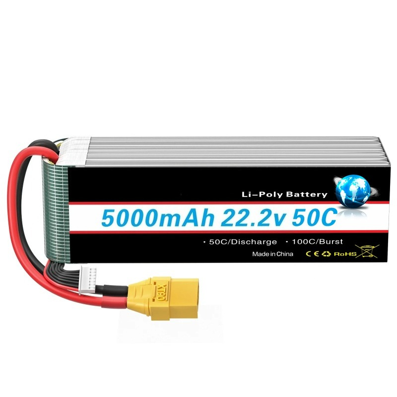 New 5000/6000mah 22.2V Lipo Ba - огляд і ціна 6S Lipo Battery 22.2V 5000Mah