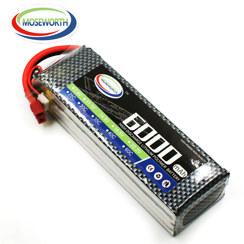 4S 14.8V 6000mAh RC Toy Lipo B - огляд і ціна 4S Lipo Battery 14.8V 6000Mah