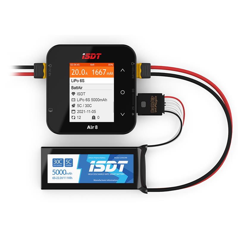ISDT Air 8 Smart Charger for R - огляд і ціна Isdt Air8 8S Lipo Charger