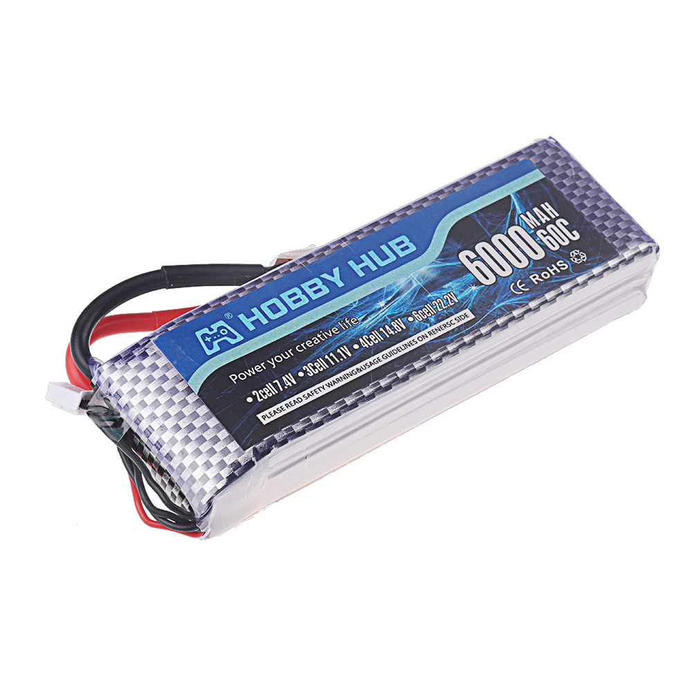 6000mAh Lipo 14.8V Battery 4S  - огляд і ціна 4S Lipo Battery 14.8V 6000Mah