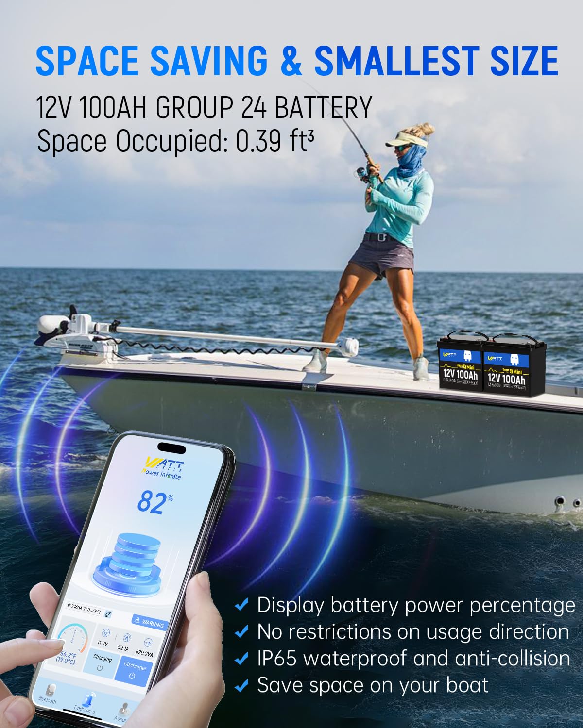 12V 100Ah Mini LiFePO4 Battery - огляд і ціна Lifepo4 12V 100Ah Bms Bluetooth