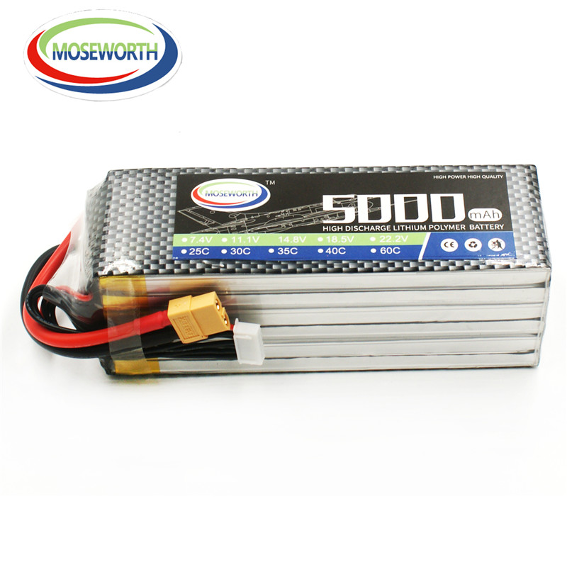 6S 22.2V 5000mAh 60C RC Toy Li - огляд і ціна 6S Lipo Battery 22.2V 5000Mah