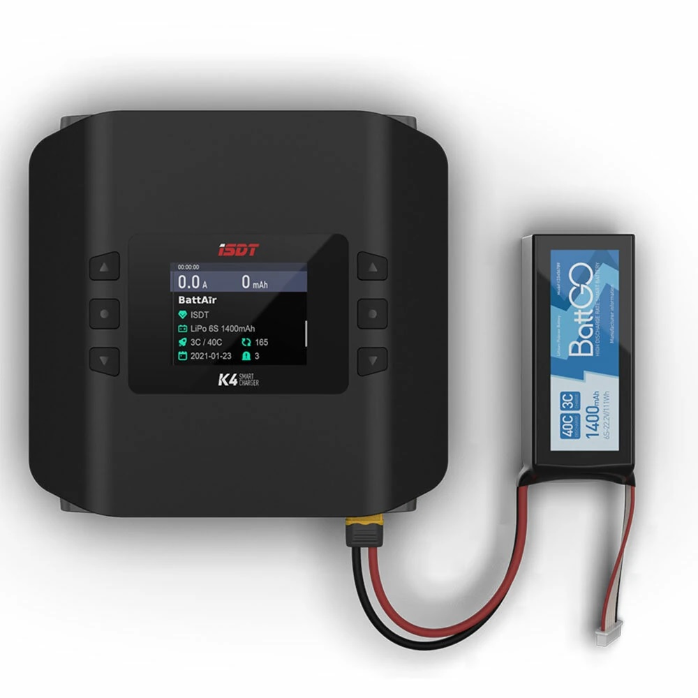 Original ISDT K4 Dual Channel  - огляд і ціна Isdt K4 Dual Lipo Charger