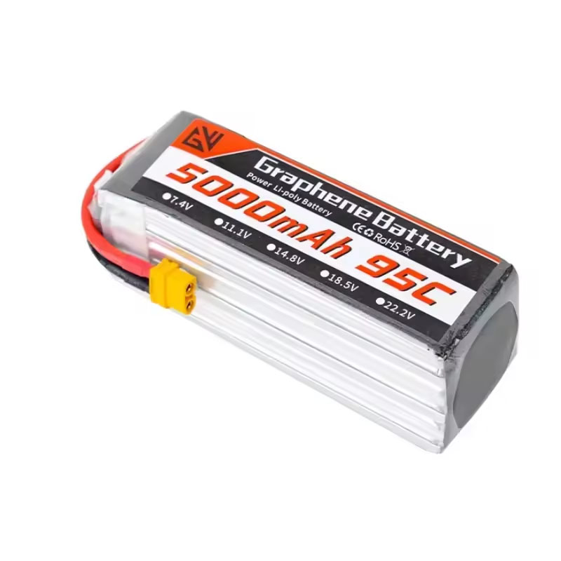 Lipo Battery 6S 5000mAh XT60 X - огляд і ціна 6S Lipo Battery 22.2V 5000Mah