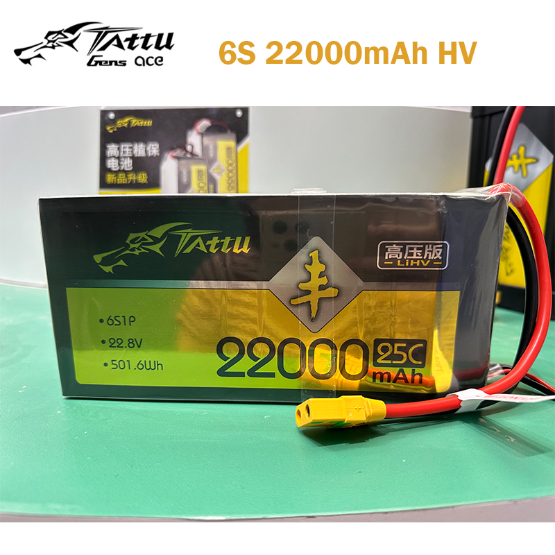Tattu UAV HV Lipo Battery 6S 2 - огляд і ціна Tattu 6S 22000Mah Lipo Battery