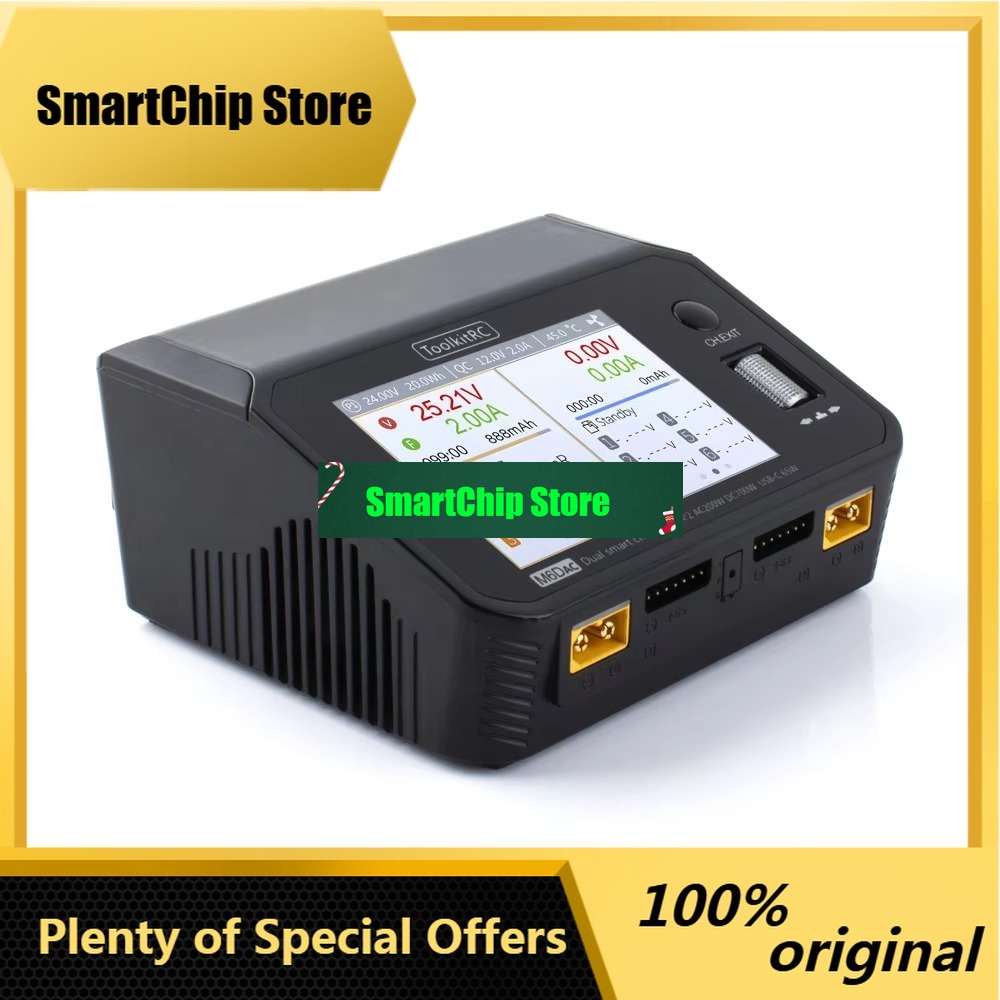 SmCpToolkitRC M6DAC Dual Chann - огляд і ціна Toolkitrc M6Dac Smart Charger