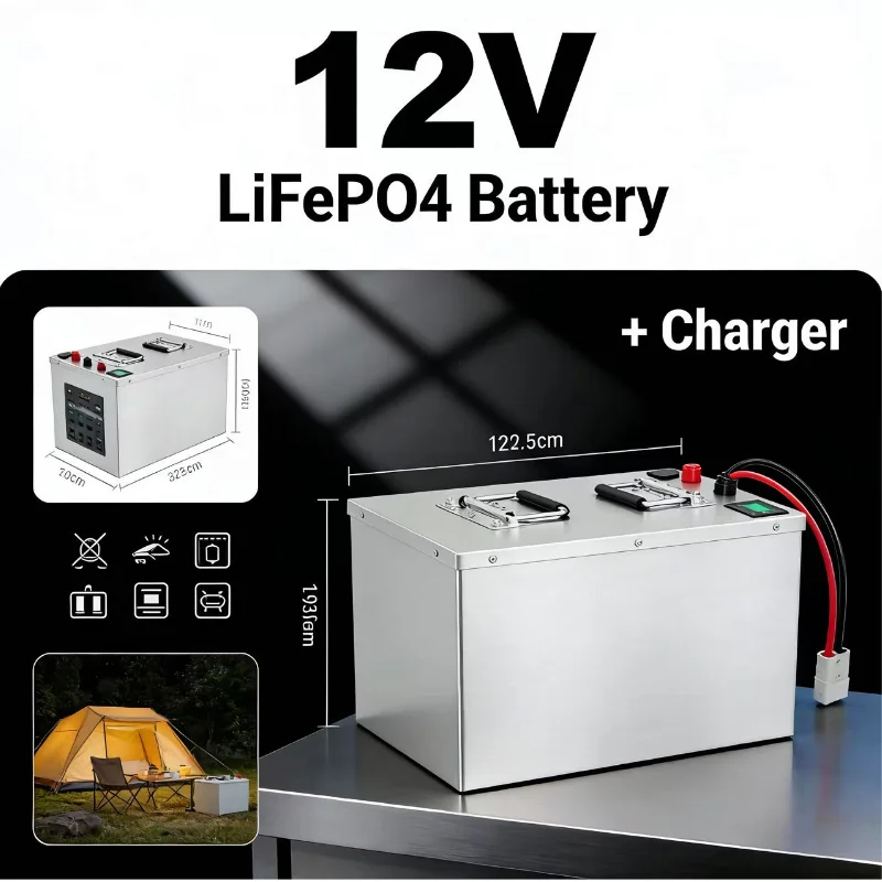 12V 24V 48V LiFePO4 Battery 10 - огляд і ціна Lifepo4 12V 100Ah Bms Bluetooth