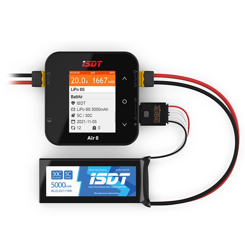 ISDT Air8 DC 500W Smart Balanc - огляд і ціна Isdt Air8 8S Lipo Charger